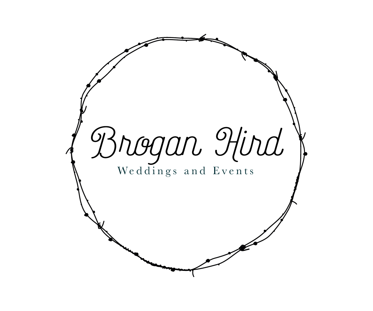 Logo Design by isabel paoli for Brogan Hird Weddings and Events | Design #13555293