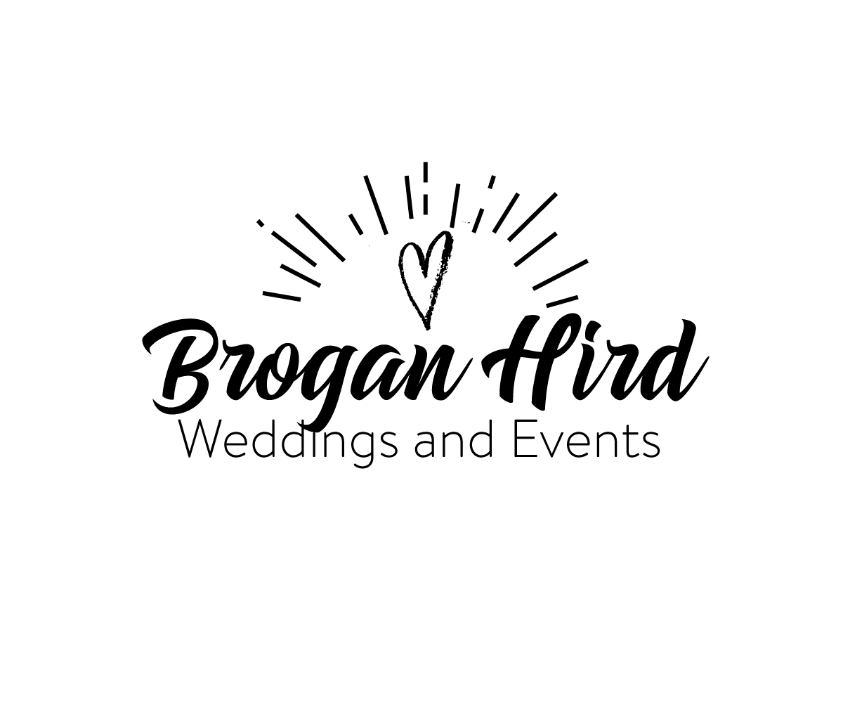 Logo Design by isabel paoli for Brogan Hird Weddings and Events | Design #13555294