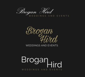 Logo-Design von Riz' für Brogan Hird Weddings and Events | Design #13552777