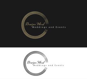 Logo Design by Riz' for Brogan Hird Weddings and Events | Design: #13552786