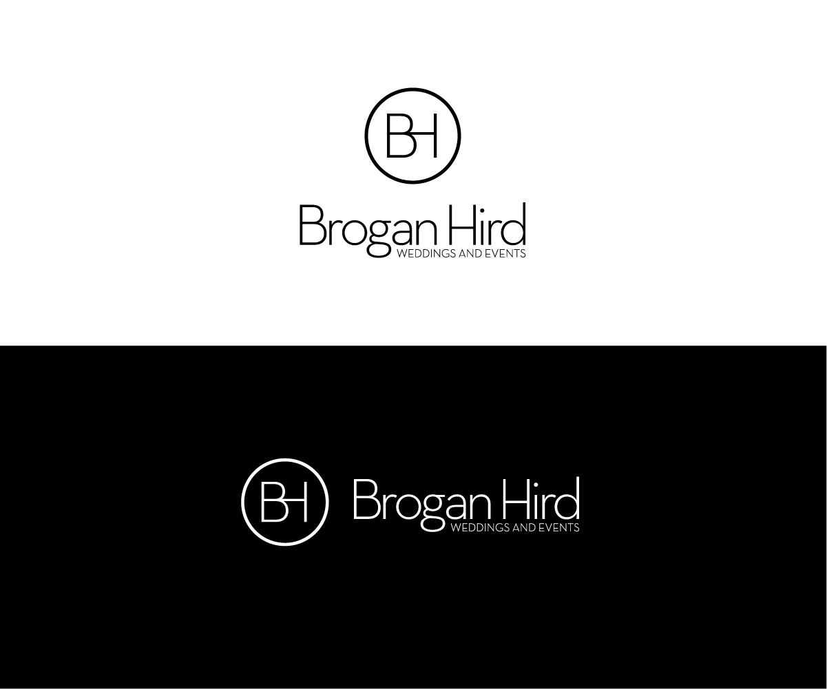 Logo Design by bluejet for Brogan Hird Weddings and Events | Design #13564882