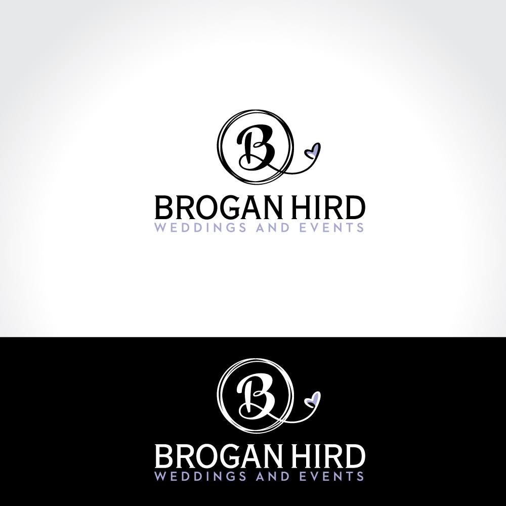 Logo Design by Sujit Banerjee for Brogan Hird Weddings and Events | Design #13571720