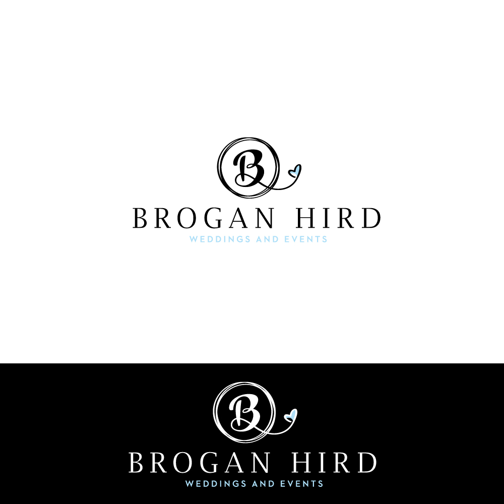 Logo Design by Sujit Banerjee for Brogan Hird Weddings and Events | Design #13660433