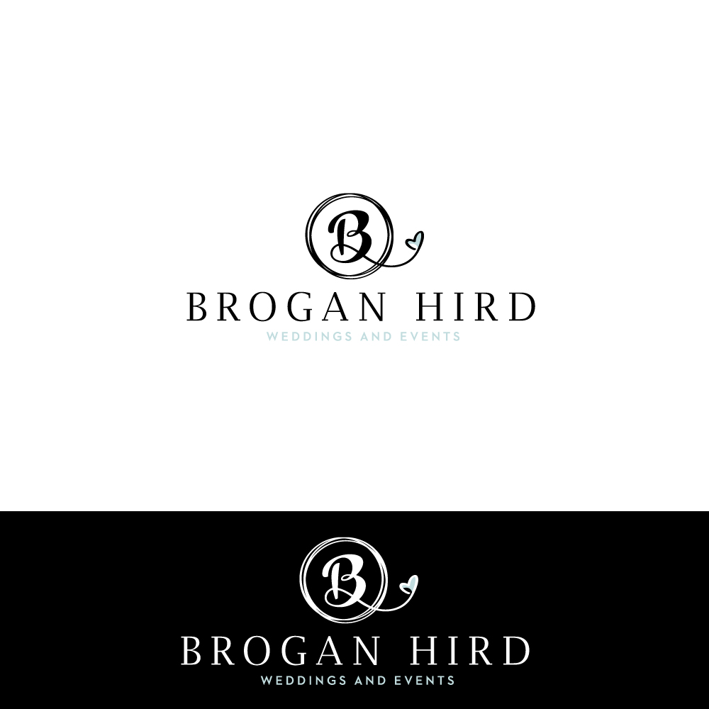 Logo Design by Sujit Banerjee for Brogan Hird Weddings and Events | Design #13660434