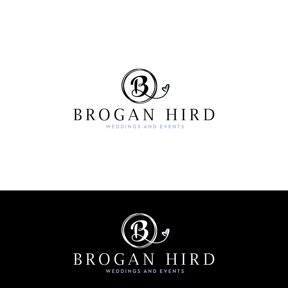 Design de Logo par Sujit Banerjee pour Brogan Hird Weddings and Events | Design #13708556