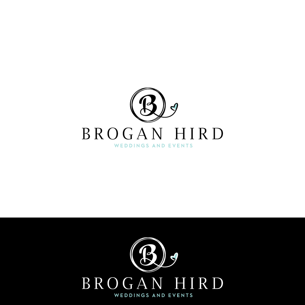 Logo Design by Sujit Banerjee for Brogan Hird Weddings and Events | Design #13720405