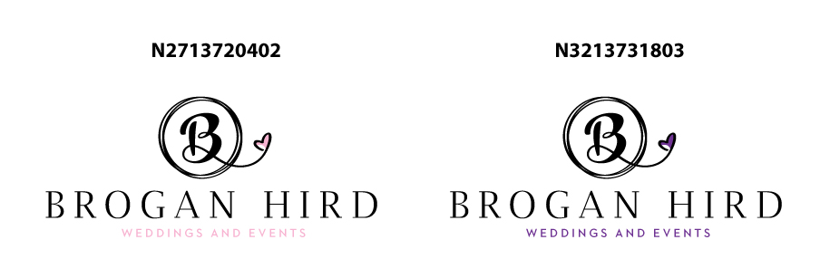 Logo Design by Sujit Banerjee for Brogan Hird Weddings and Events | Design #13758019