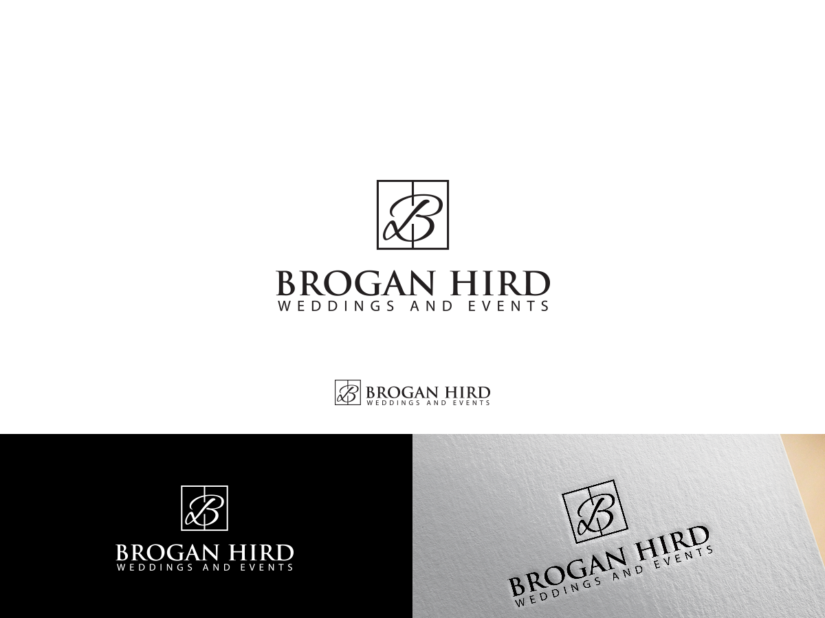 Logo-Design von ArtMissile für Brogan Hird Weddings and Events | Design #13554512