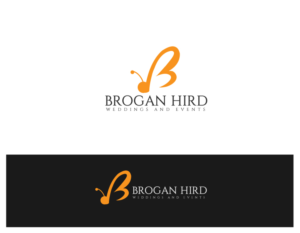 Logo Design by amboge for Brogan Hird Weddings and Events | Design: #13553998