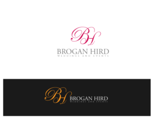 Logo Design by amboge for Brogan Hird Weddings and Events | Design: #13554005