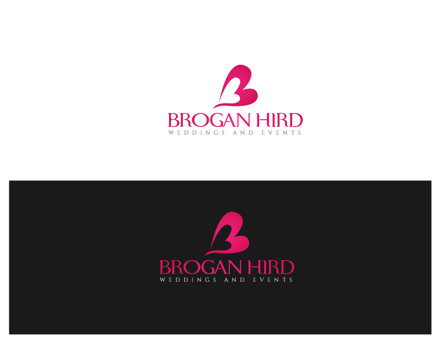 Logo Design by amboge for Brogan Hird Weddings and Events | Design #13564224