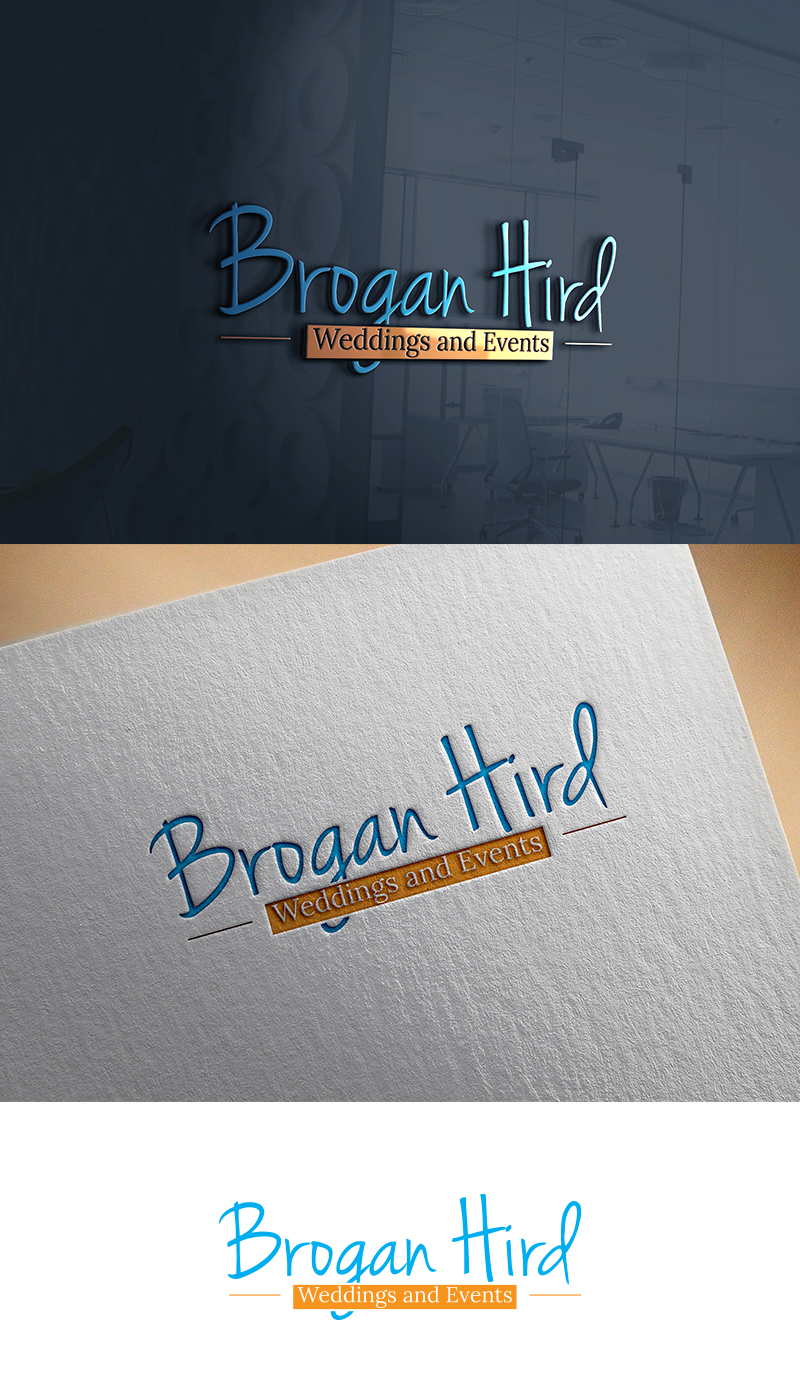Logo Design by saeinpahore41504 for Brogan Hird Weddings and Events | Design #13558306