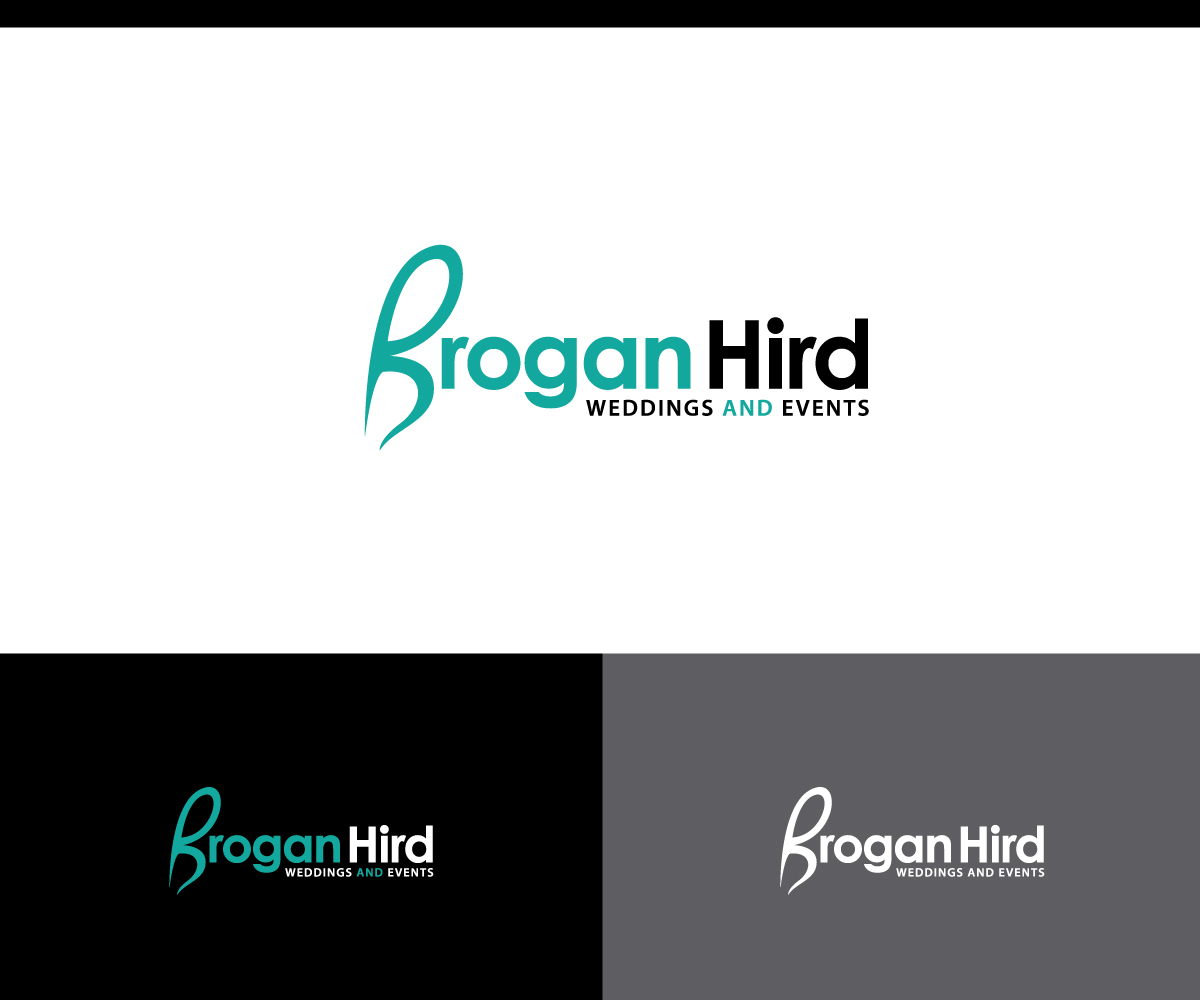 Logo Design by webeezine for Brogan Hird Weddings and Events | Design #13565025