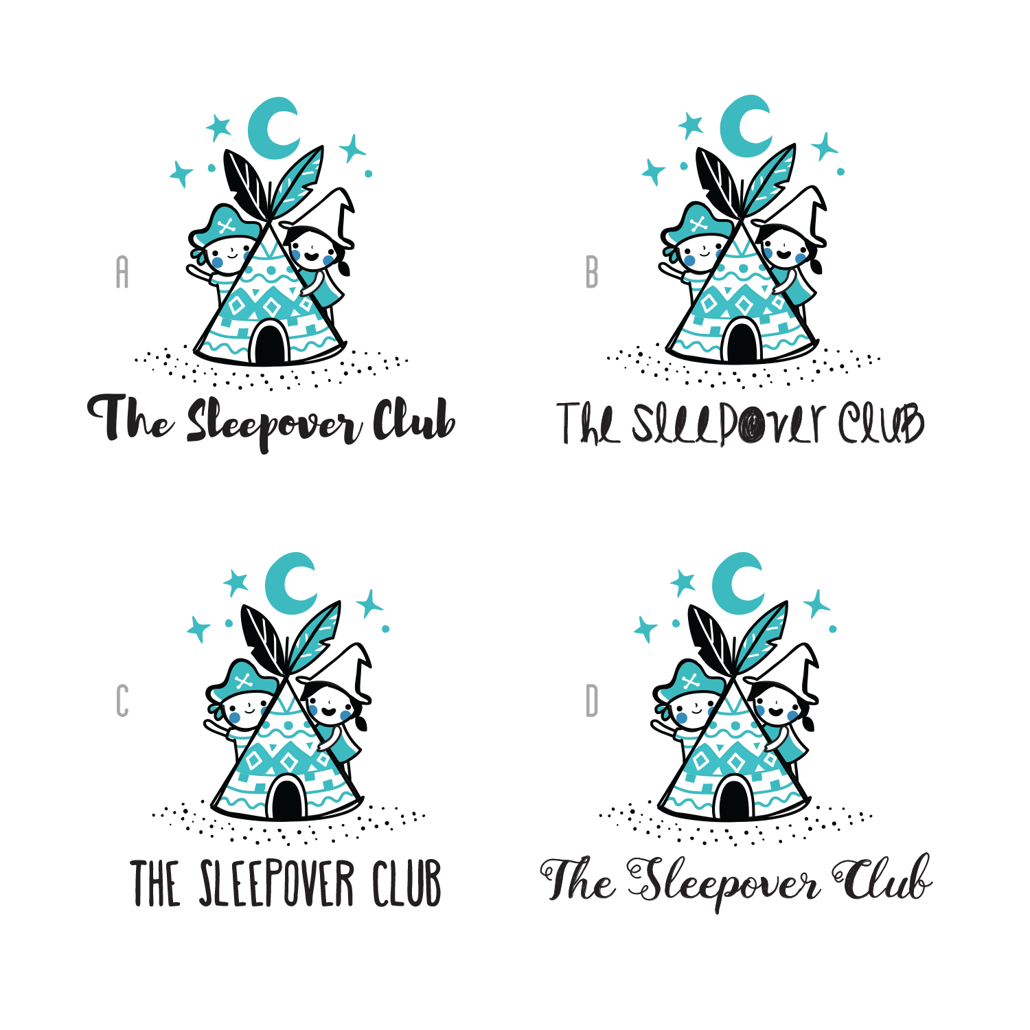 Logo-Design von Frontino graphic studio für The Sleepover Club | Design #13558703