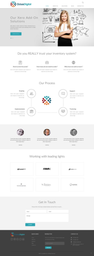 Web Design by pb for Ocius Digital | Design: #13587271