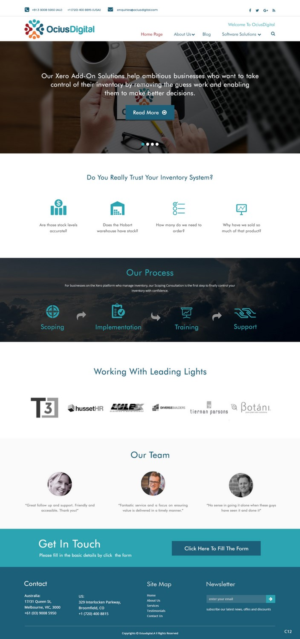 Web Design by pb for Ocius Digital | Design: #13587273