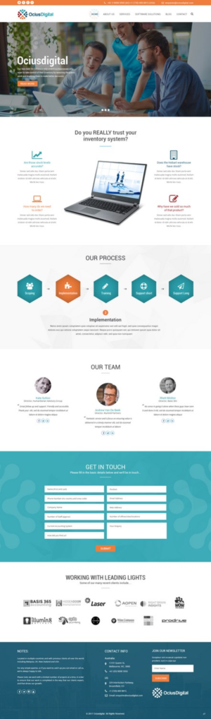 Web Design by pb for Ocius Digital | Design: #13587280