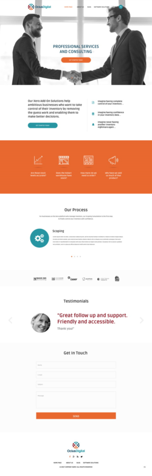 Web Design by pb for Ocius Digital | Design: #13587293