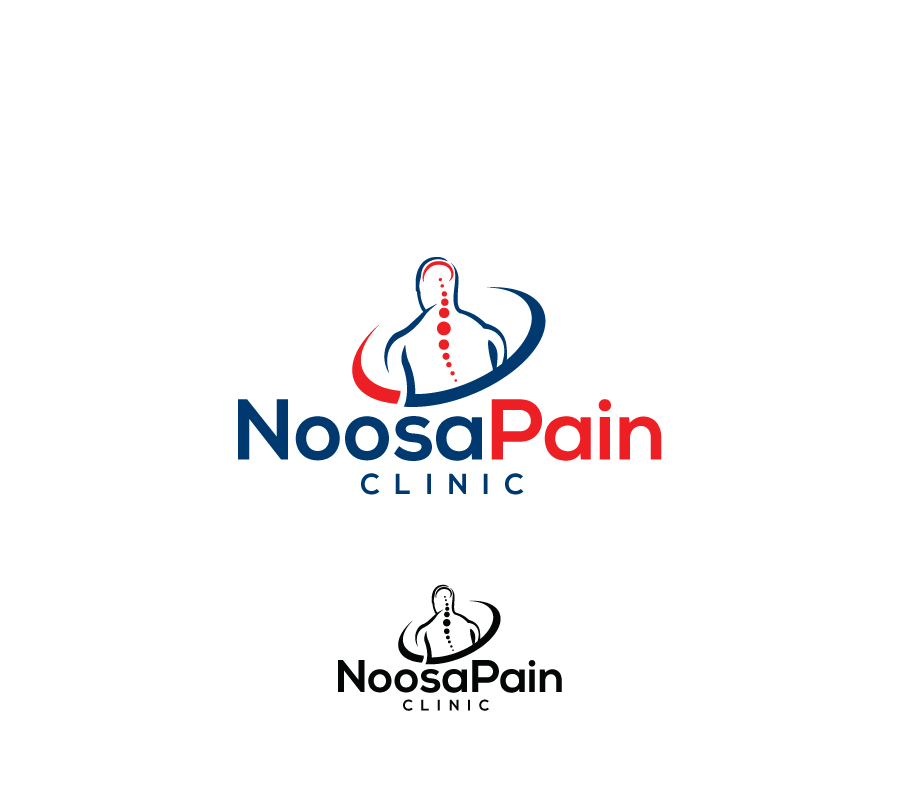 Serious Bold Clinic Logo Design For Noosa Pain Clinic By