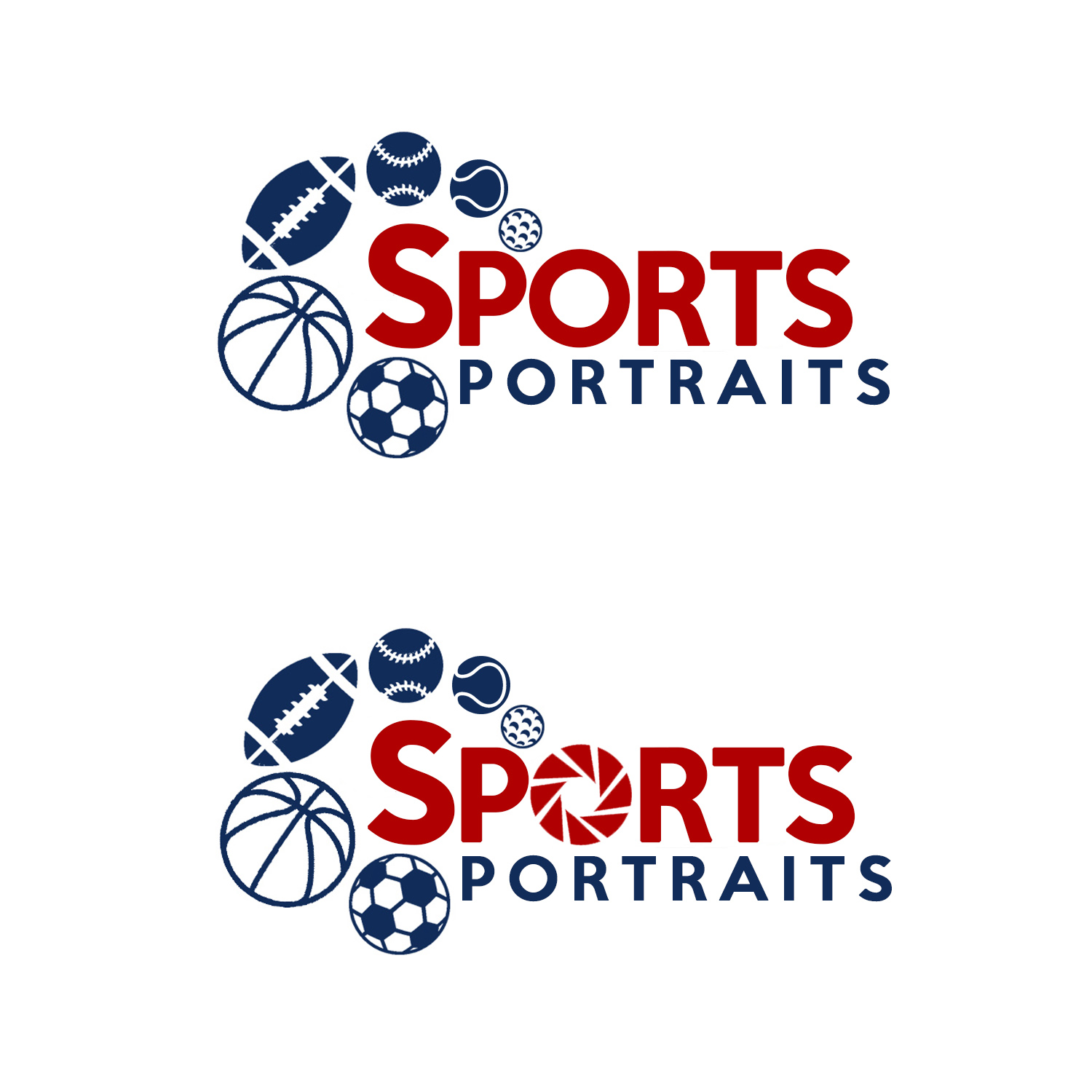 Logo Design by DesignsMix for Sports Portraits, Inc. | Design: #13576703