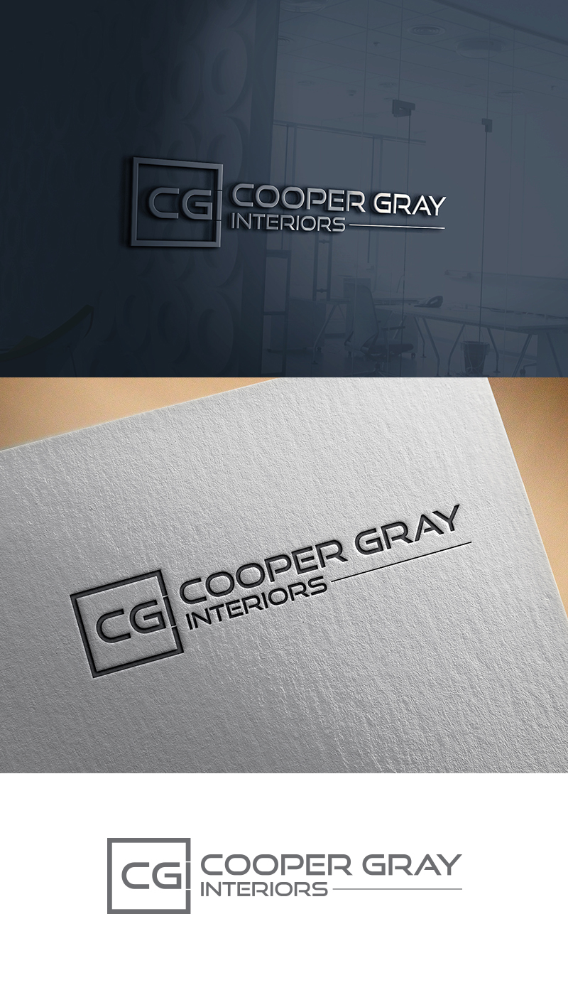 Logo Design by saeinpahore41504 for Cooper Gray Interiors | Design #13557879