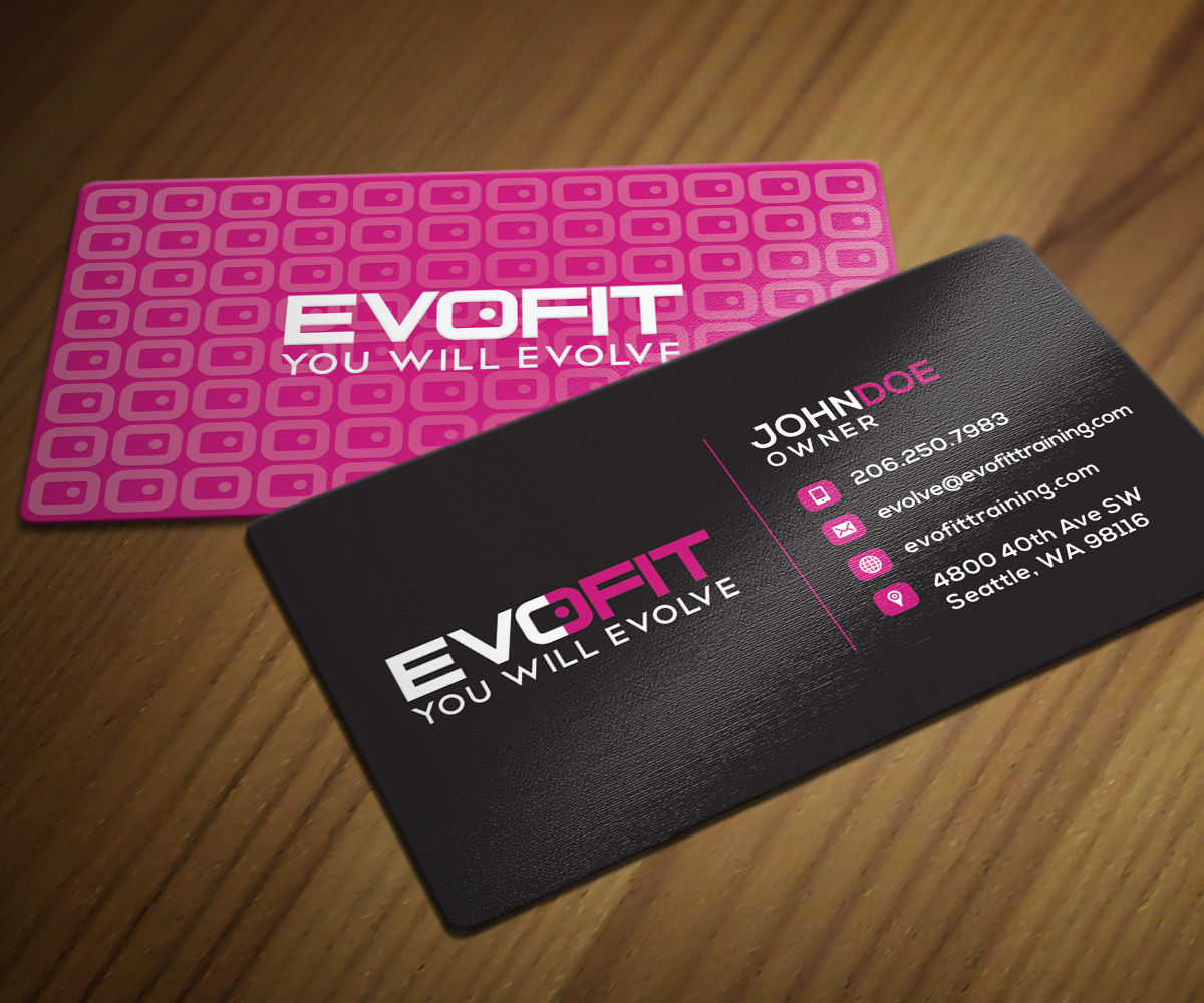Business Card Design by Ethien for EvoFit, LLP | Design #13604128