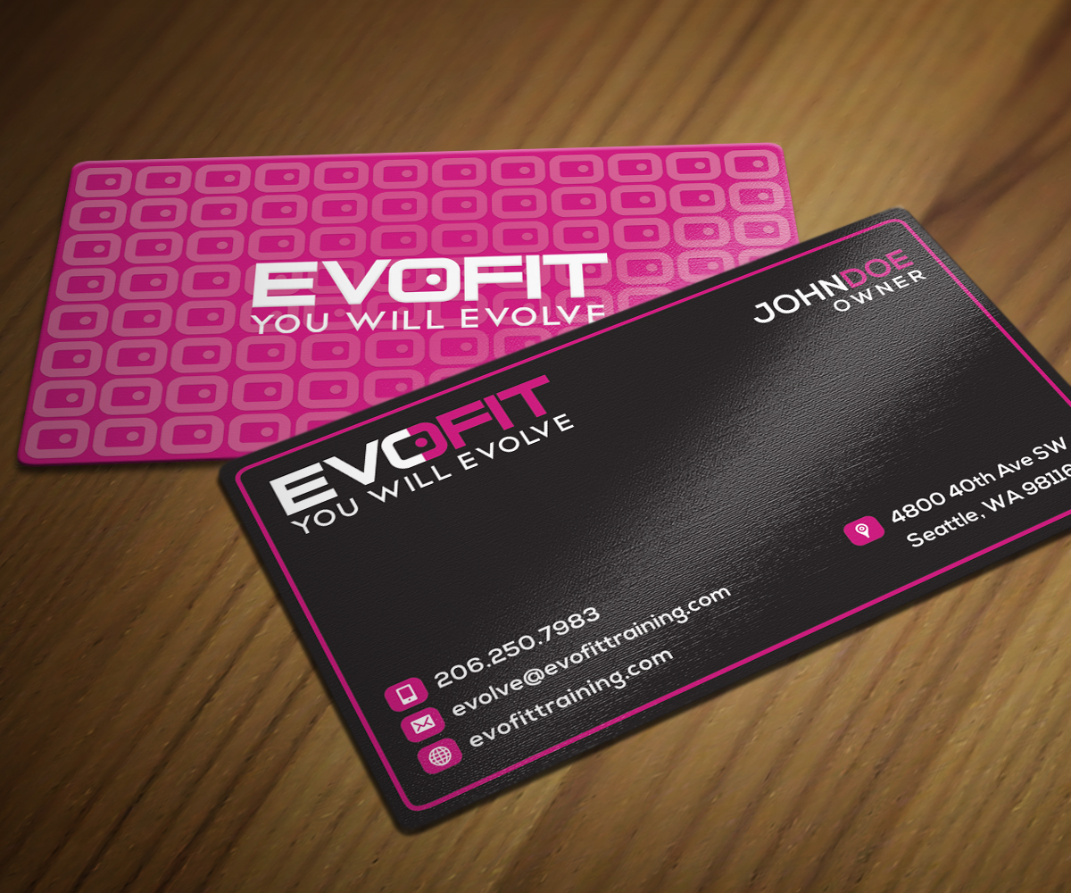 Business Card Design by Ethien for EvoFit, LLP | Design #13604130