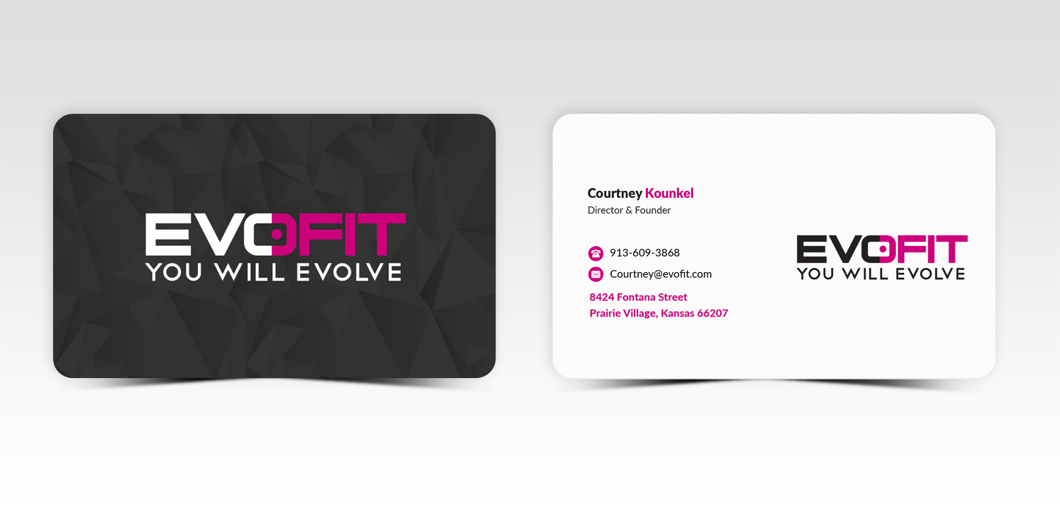 Business Card Design by Pointless Pixels India for EvoFit, LLP | Design #13548297