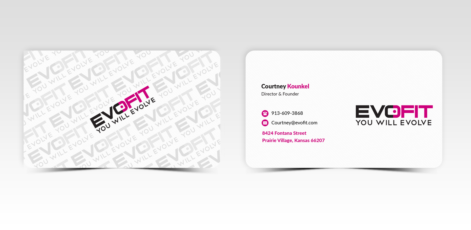 Diseño de Tarjeta de Presentación por Pointless Pixels India para EvoFit, LLP | Diseño #13586438