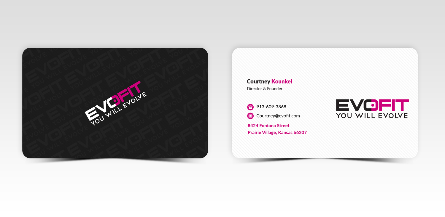 Diseño de Tarjeta de Presentación por Pointless Pixels India para EvoFit, LLP | Diseño #13586439