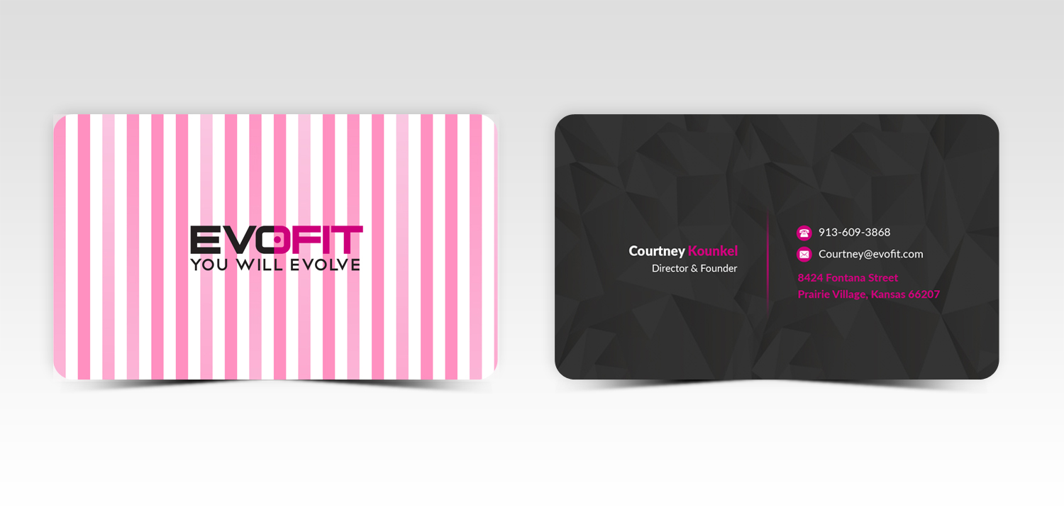 Diseño de Tarjeta de Presentación por Pointless Pixels India para EvoFit, LLP | Diseño #13586440