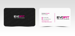 Business Card Design by Pointless Pixels India for EvoFit, LLP | Design: #13589964
