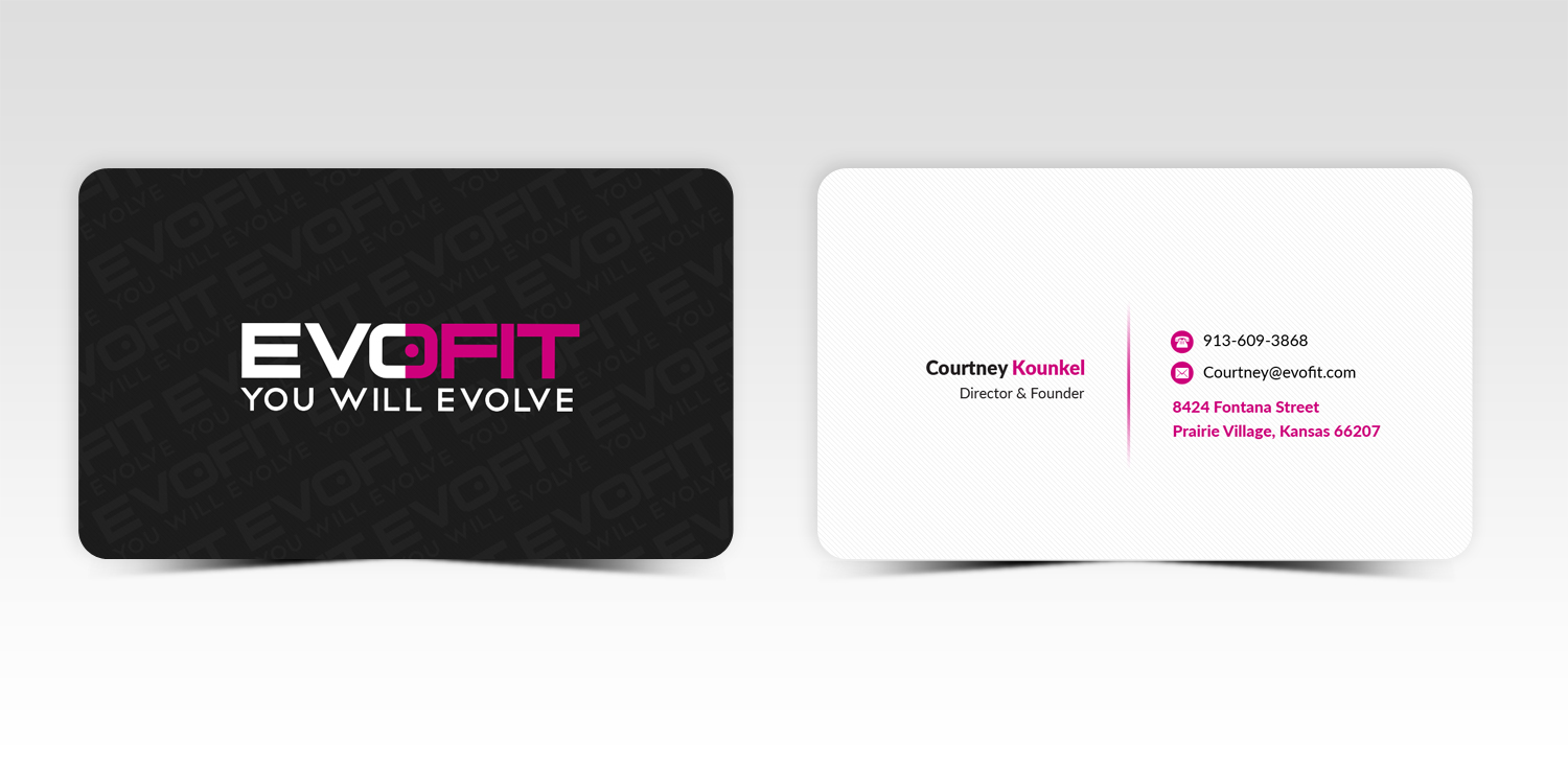 Business Card Design by Pointless Pixels India for EvoFit, LLP | Design #13673960