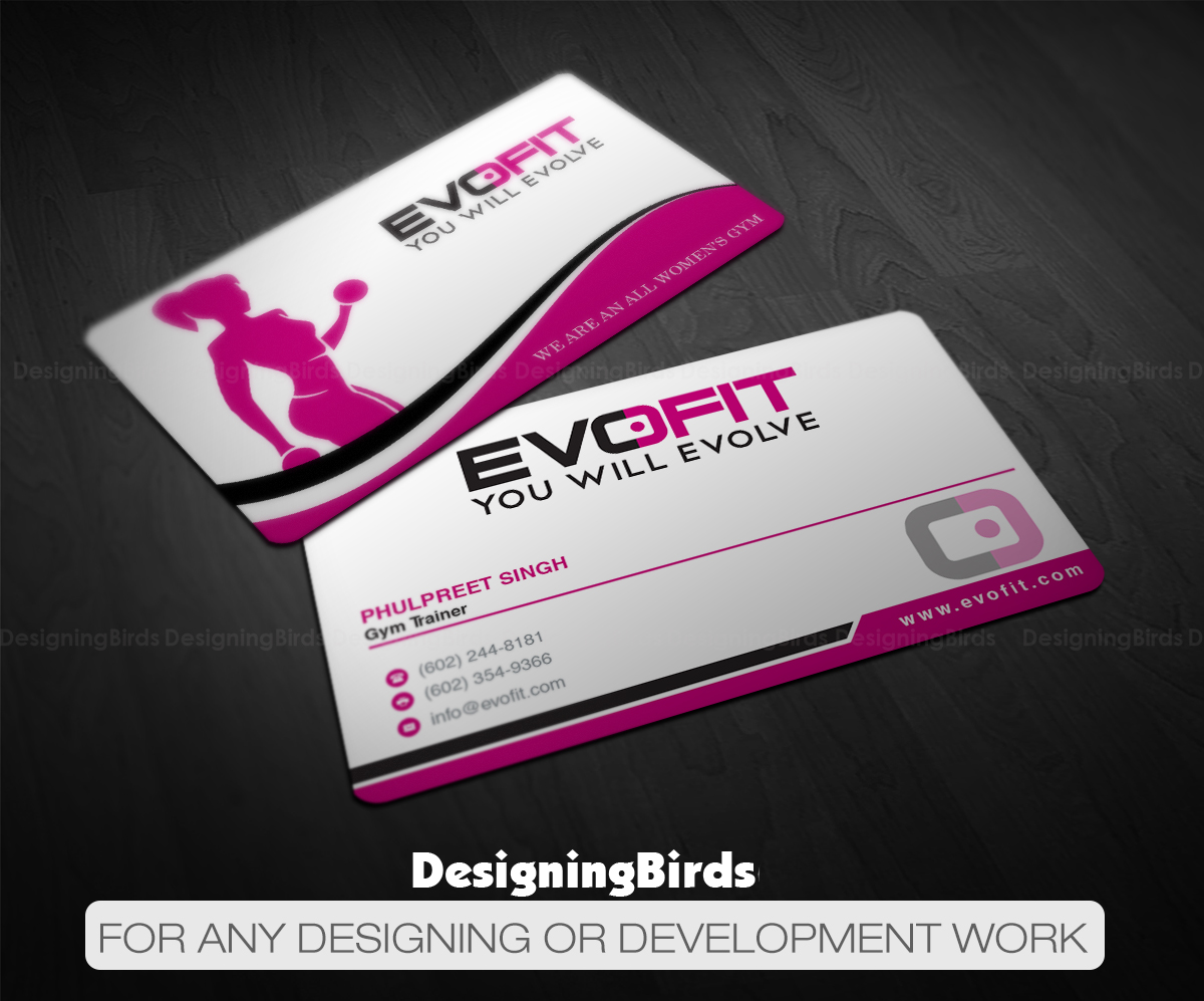 Diseño de Tarjeta de Presentación por Designing Birds para EvoFit, LLP | Diseño #13548337