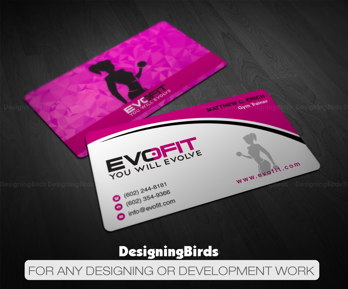 Diseño de Tarjeta de Presentación por Designing Birds para EvoFit, LLP | Diseño #13563082