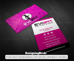 Business Card Design by Designing Birds for EvoFit, LLP | Design: #13586392