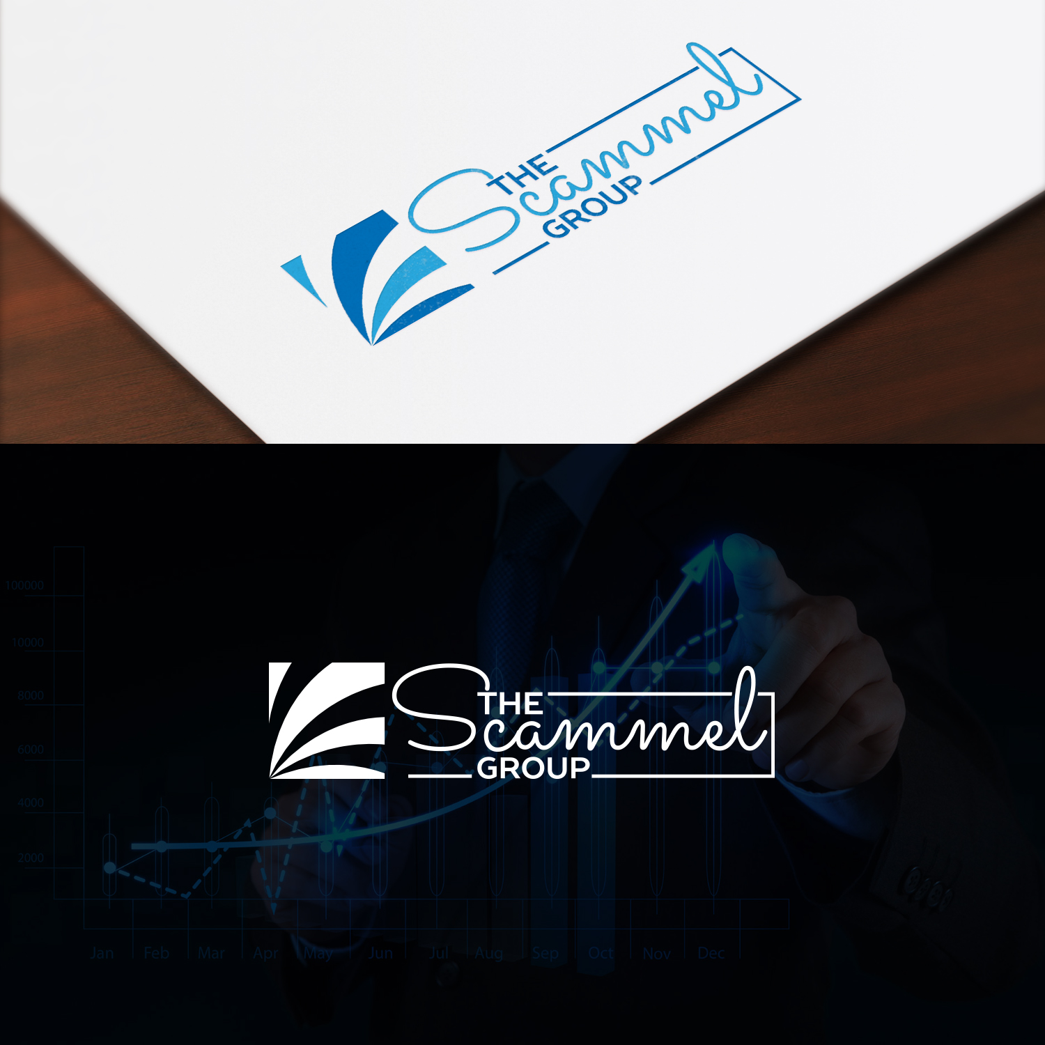 Logo Design by Aliza Creative for The Scammel Group | Design #13549200
