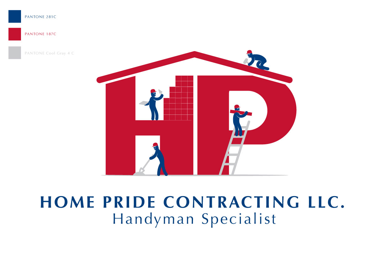 Diseño de Logo por  Elkhir para home pride contracting llc | Diseño #2499195