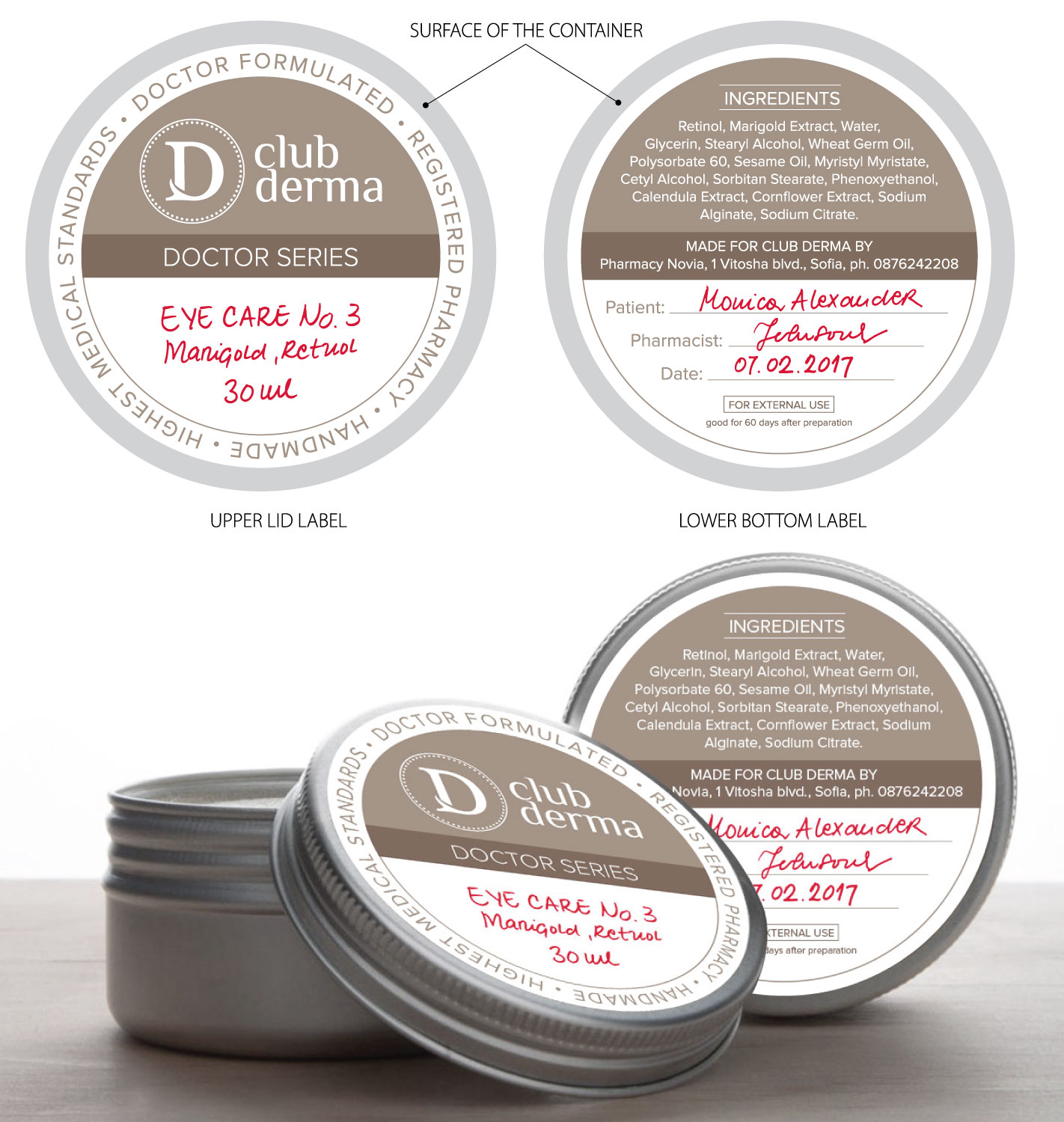Verpackungs-Design von anavesyu für Club Derma | Design #13643867