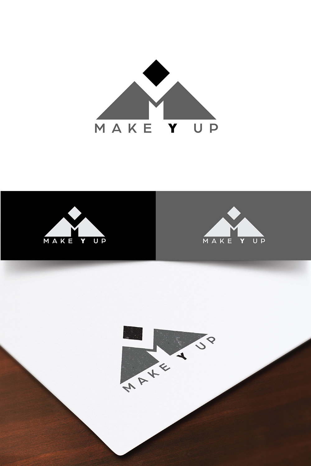 Logo Design by zdmedia for make Y up | Design #13556587