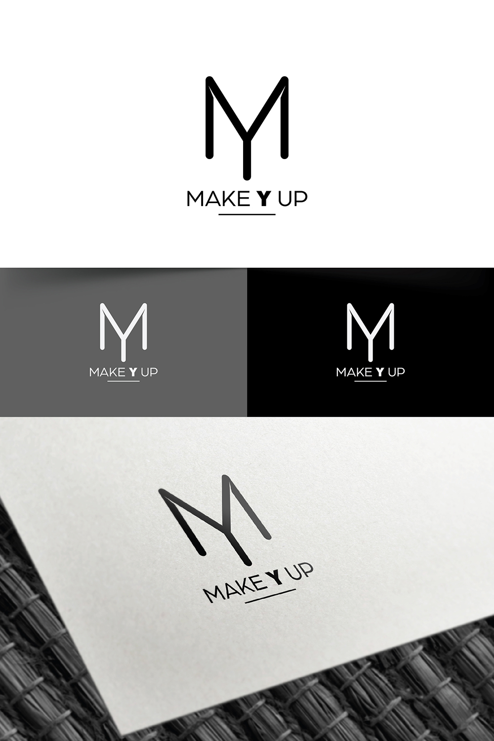 Logo Design by zdmedia for make Y up | Design #13556588