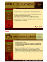 Web-Design von twenty für Crime and Justice Analysts | Design #33616