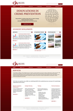 Web-Design von TinaDesign für Crime and Justice Analysts | Design #33853