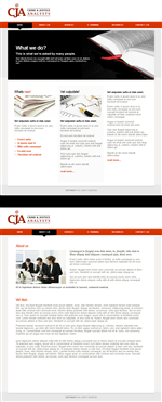 Web Design by In2Graphics for Crime and Justice Analysts | Design: #33447