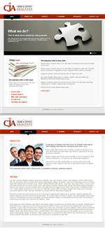 Web Design by In2Graphics for Crime and Justice Analysts | Design: #34067