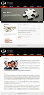Web Design by In2Graphics for Crime and Justice Analysts | Design: #34070