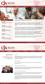 Web Design by KK'z for Crime and Justice Analysts | Design: #34444
