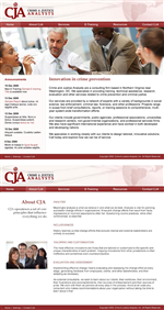 Web Design by KK'z for Crime and Justice Analysts | Design: #34456