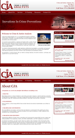 Web Design by LogoDesigns.ae for Crime and Justice Analysts | Design: #33294