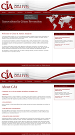 Web-Design von LogoDesigns.ae für Crime and Justice Analysts | Design #33854